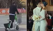 Charles Leclerc's Incognito Melbourne Scooter Ride Before Australian GP