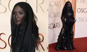 Chloe Zhao's Gothic Oscars Outfit Sparks Social Media Frenzy and Mockery