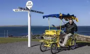 Chuckle Brother Paul Elliott's Daffodil Bike Tour for Marie Curie Charity