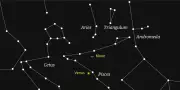 Crescent Moon and Venus to Grace Evening Sky in Celestial Conjunction