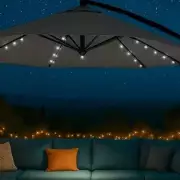 Debenhams' 'Gorgeous' £165 LED Parasol Drops to £79 for Garden Ambience