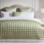 Dusk's Vienna Quilted Satin Throw Slashed to £12, Shoppers Hail 'Luxurious' Bedroom Upgrade