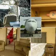 Eerie Photos Reveal Decaying Interior of Epstein's 'Lolita Express' Private Jet