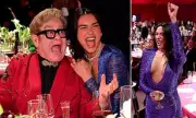 Elton John and Dua Lipa Reunite at Star-Studded Oscars Party for AIDS Foundation