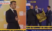 Greenpeace Activists Confront Macron at Nuclear Summit Over Russian Uranium Imports