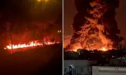 Ground Shakes in Tehran as Israeli Strikes Trigger Gas Pipe Explosion