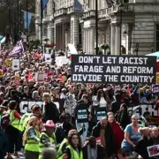 Half a Million Britons March in London Against Far-Right Ideology