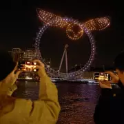 HBO Max Launches in UK with Record-Breaking Thames Drone Spectacle