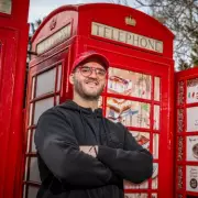 Italian Entrepreneur Transforms London Phone Box into Tiramisu Cafe
