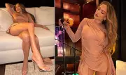 Jennifer Lopez Flaunts Legs in Nude Dress, Reveals 'Happy Era' Post-Divorce