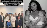 Jesy Nelson Visits Scottish SMA Screening Lab in Emotional Campaign Push