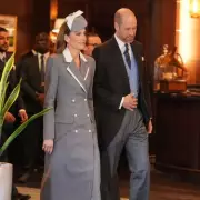Kate Middleton Deploys Diplomatic Fashion as Waleses Welcome Nigeria's President