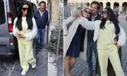 Katie Price Enjoys Roman Holiday While Husband Lee Andrews Remains Stuck in Dubai