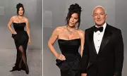 Lauren Sanchez Steals Spotlight from Jeff Bezos at Vanity Fair Oscars Party