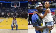 LeBron James' Daughter Zhuri Stuns with Trick Shot at Lakers-Warriors Game