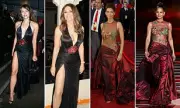 Liz Hurley and Hollywood Stars Rewear Iconic Decades-Old Fashion Gowns