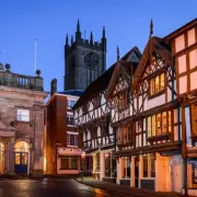 Ludlow: A Historic Shropshire Town with Medieval Castle and 500 Listed Buildings