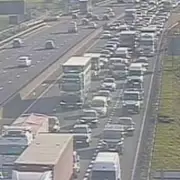 M1 Motorway in Yorkshire Closed After Vehicle Fire Causes Major Delays