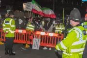 Manchester Vigil for Khamenei Met with Counter-Protest Amid Heavy Police Presence