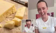 Marathon Runner's Cheese Slicing Hack Goes Viral with 1.5 Million Views