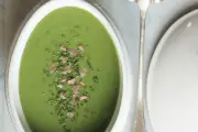 Minty Pea Soup with Ham: A Creamy, Chive-Packed Recipe from Canal House