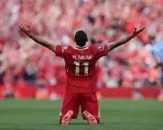 Mohamed Salah Celebrates Second Premier League Title with Liverpool