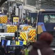 Mounted Police Clash with Counter-Protesters During Bristol Patriots March