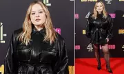 Nicola Coughlan Stuns in Leather Dress at Big Mood Premiere, Addresses Body Image