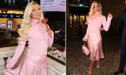 Paris Hilton Rings NYSE Bell in Pink for International Women's Day