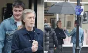 Paul Mescal Meets Sir Paul McCartney at London Cafe During Beatles Film Shoot