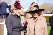 Queen Camilla and Zara Tindall Shine at Cheltenham's Glamorous Ladies Day