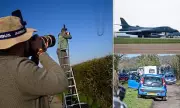 RAF Fairford Villagers Overwhelmed by Iran War Plane Spotters Causing Chaos