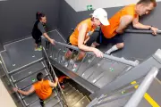 Stair Climbers Persist Despite Security Challenges and Access Restrictions