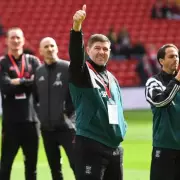 Steven Gerrard Shares Family Joy at Liverpool Legends Charity Match