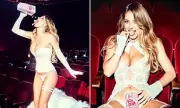 Sydney Sweeney Unveils Seductive SYRN Lingerie Campaign in Retro Cinema
