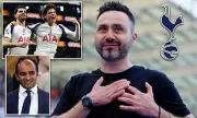 Tottenham Appoint Roberto De Zerbi on Five-Year Deal to Fight Relegation