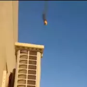 US Air Force F-15 Crashes in Kuwait, Pilot Ejects in Dramatic Footage