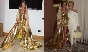 Venezuela Fury's Golden Hen Do: Designer Reveals Custom Gown Details
