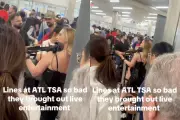 Violinist Entertains Atlanta Airport Travelers Amid 3-Hour TSA Lines During Shutdown