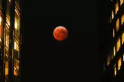 Worm Moon Rises After Final Blood Moon Eclipse for Years