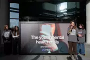 Youth Activists Protest at Meta London HQ Over Mental Health 'Misery Tax' Demand