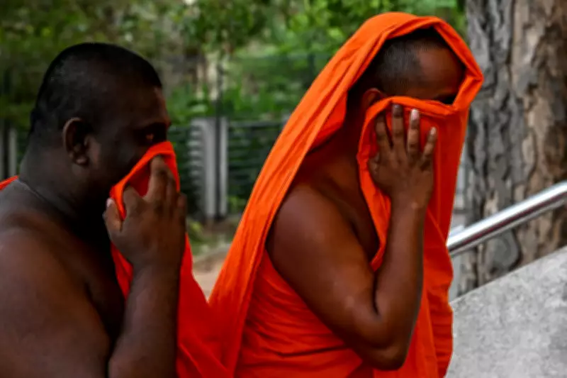 22 Buddhist Monks Detained in Record Airport Drug Bust in Sri Lanka