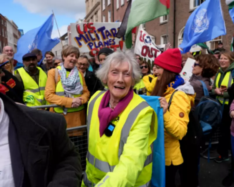 91-Year-Old Activist Completes 220km Walk to Protest US Military Use of Shannon Airport
