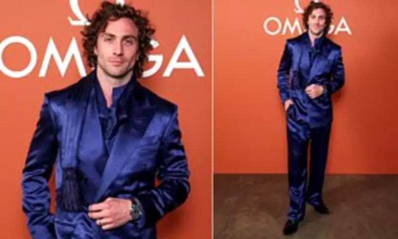Aaron Taylor-Johnson Fuels James Bond Rumours with Omega Watch at London Event