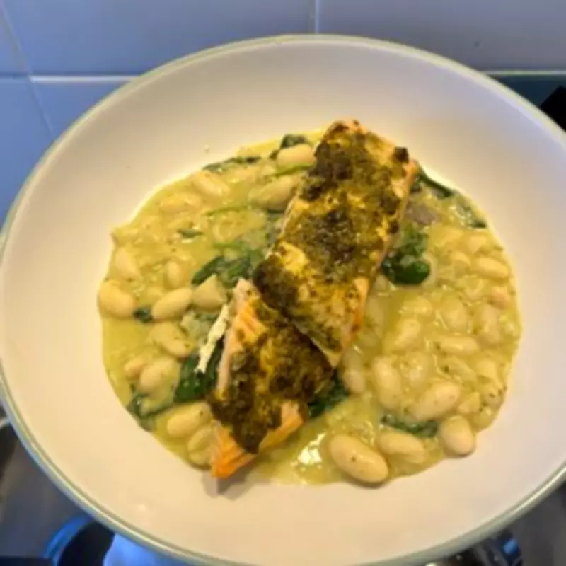 Air Fryer Salmon Perfected: The Simple Pesto Trick for Juicy Results