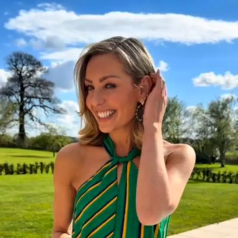 Amy Dowden's Summer Style: Next's £42 Striped Midi Dress Steals the Show