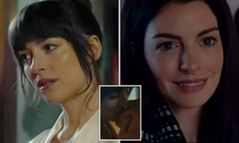 Anne Hathaway and Dakota Johnson Share Intense Kiss in Verity Trailer