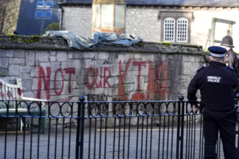 Anti-Monarchy Graffiti Defaces Cathedral Before King Charles's Visit