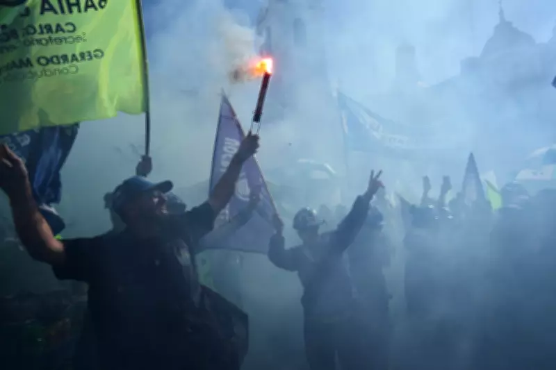Argentine Workers Protest Milei Labor Overhaul on May Day