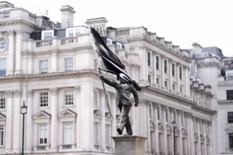 Banksy Claims New Sculpture in Central London's Waterloo Place